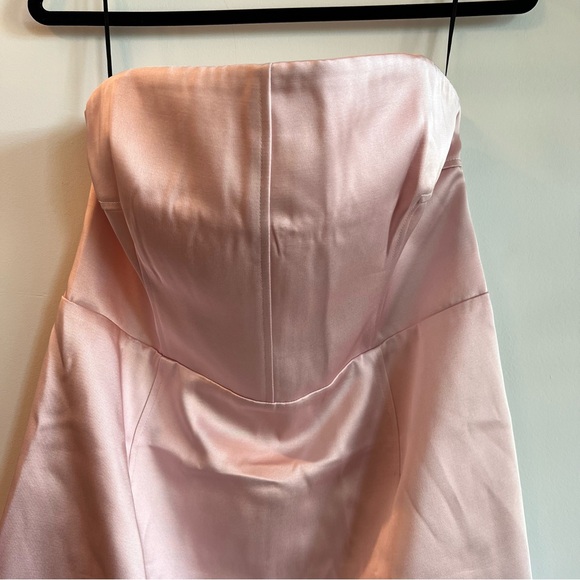 H&M Strapless Mini Pink Dress - Size L NWT - Picture 2 of 3